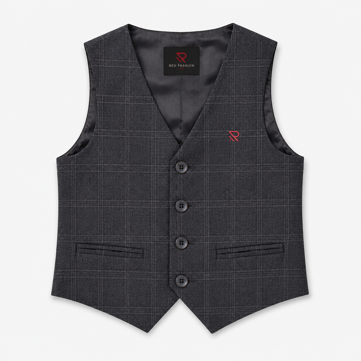 Red Fashion signature kids vest